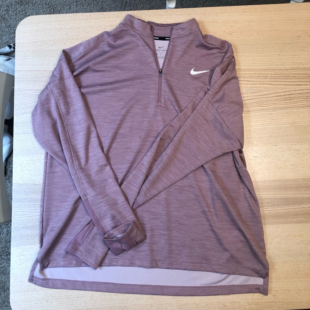 New Nike Dri Fit Running 1/4 Zip Pullover